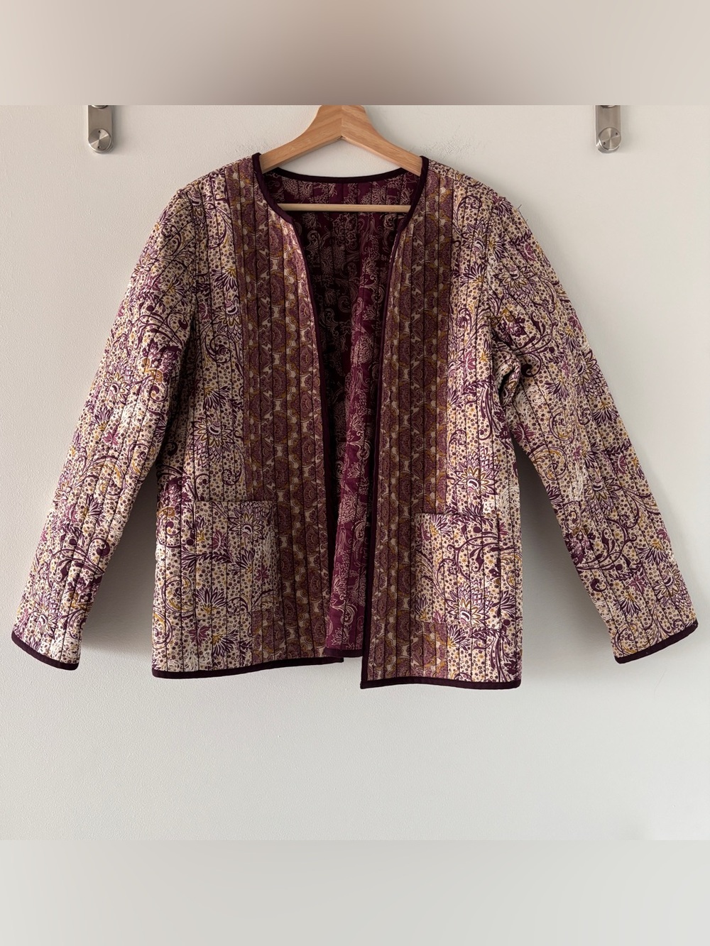 J. Jill Lightweight Quilted Reversible Jacket